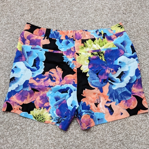 Worthington floral neon printed shorts - Picture 7 of 12